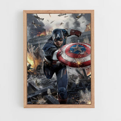 Poster Captain America Krieg