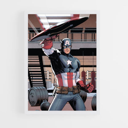 Poster Captain America Comics