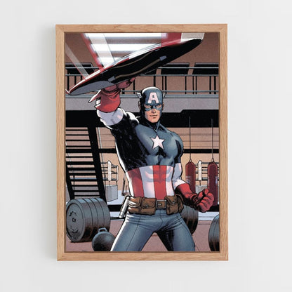 Poster Captain America Comics