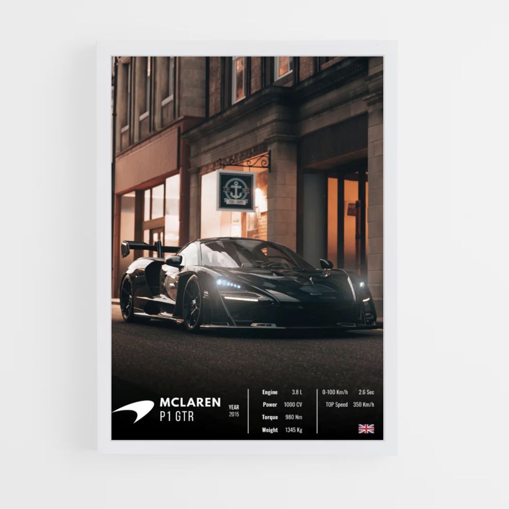 Mclaren P1GTR Poster