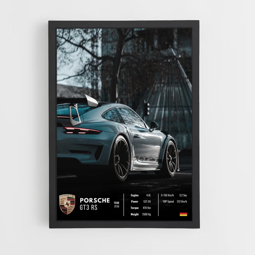 Porsche GT3 RS-Poster