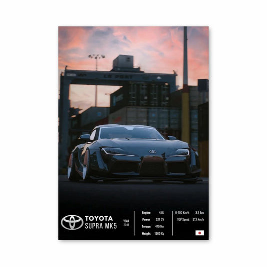 Toyota Supra MK5 Poster