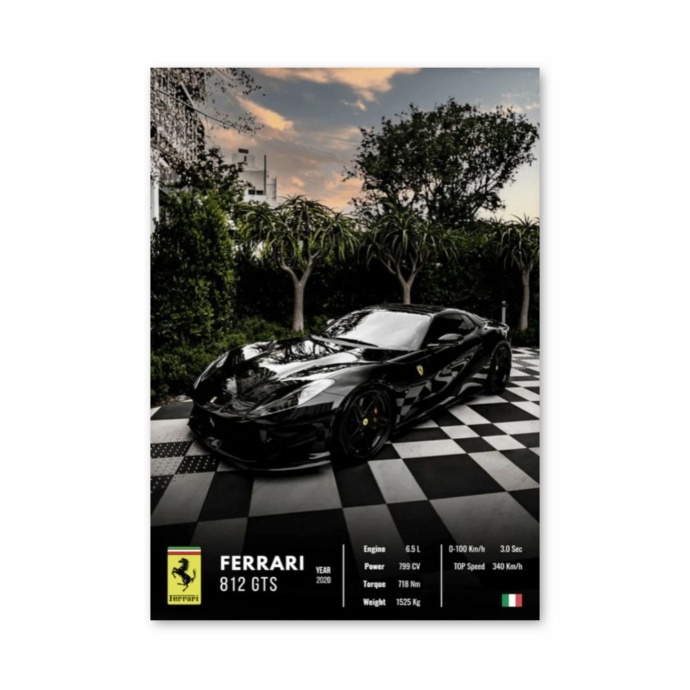 Ferrari 812 GTS Poster