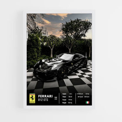 Ferrari 812 GTS Poster