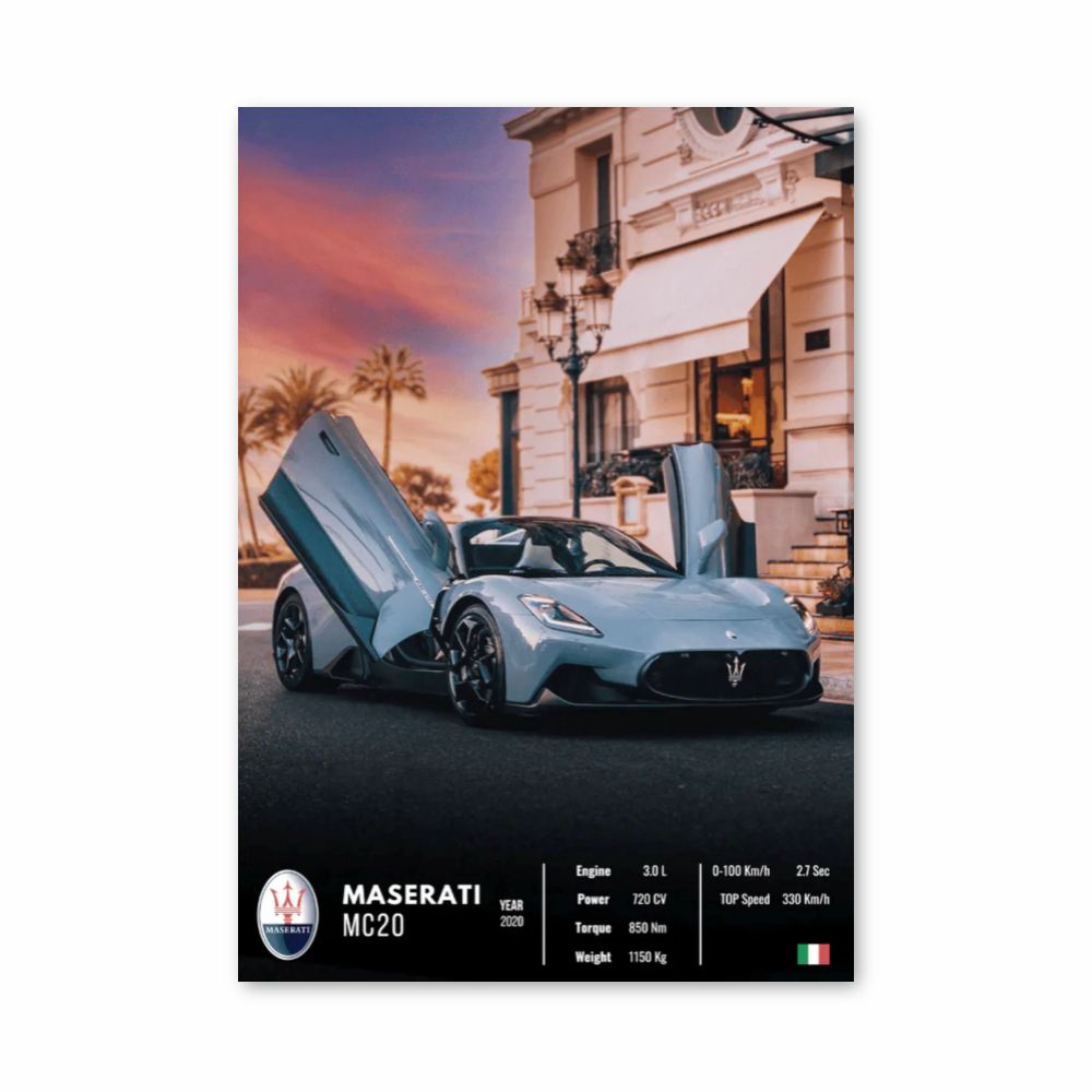 Maserati MC20-Poster