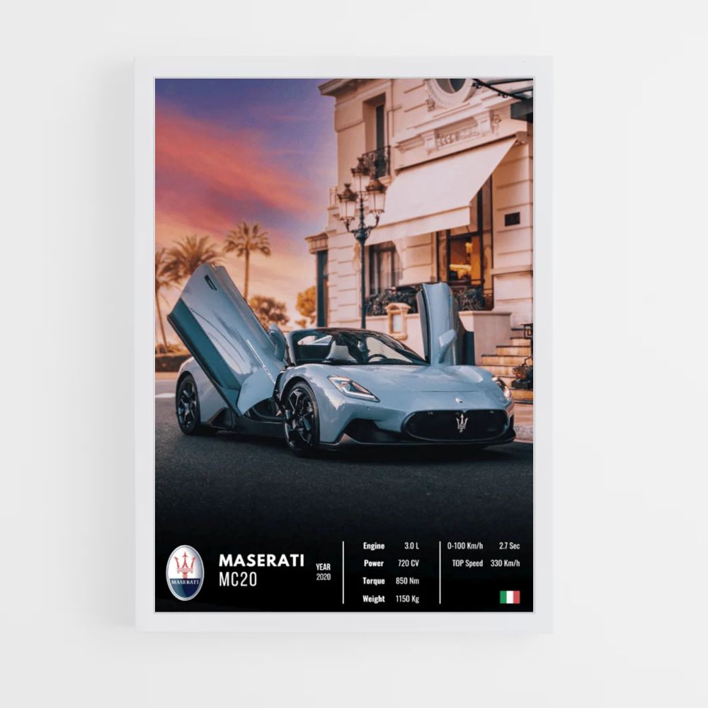 Maserati MC20-Poster