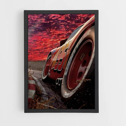 Poster Flash Mcqueen Rot