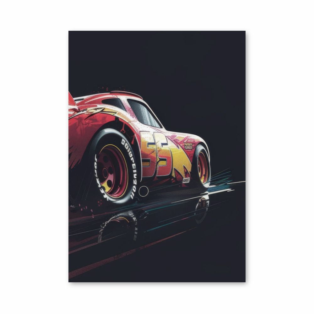 Poster Autos Flash Mcqueen