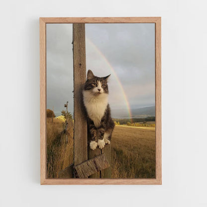 Regenbogen-Katzen-Poster