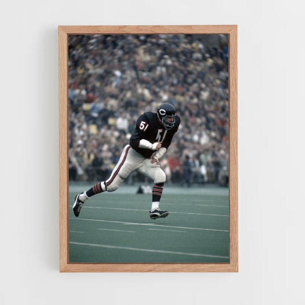 Poster Chicago Bears laufen