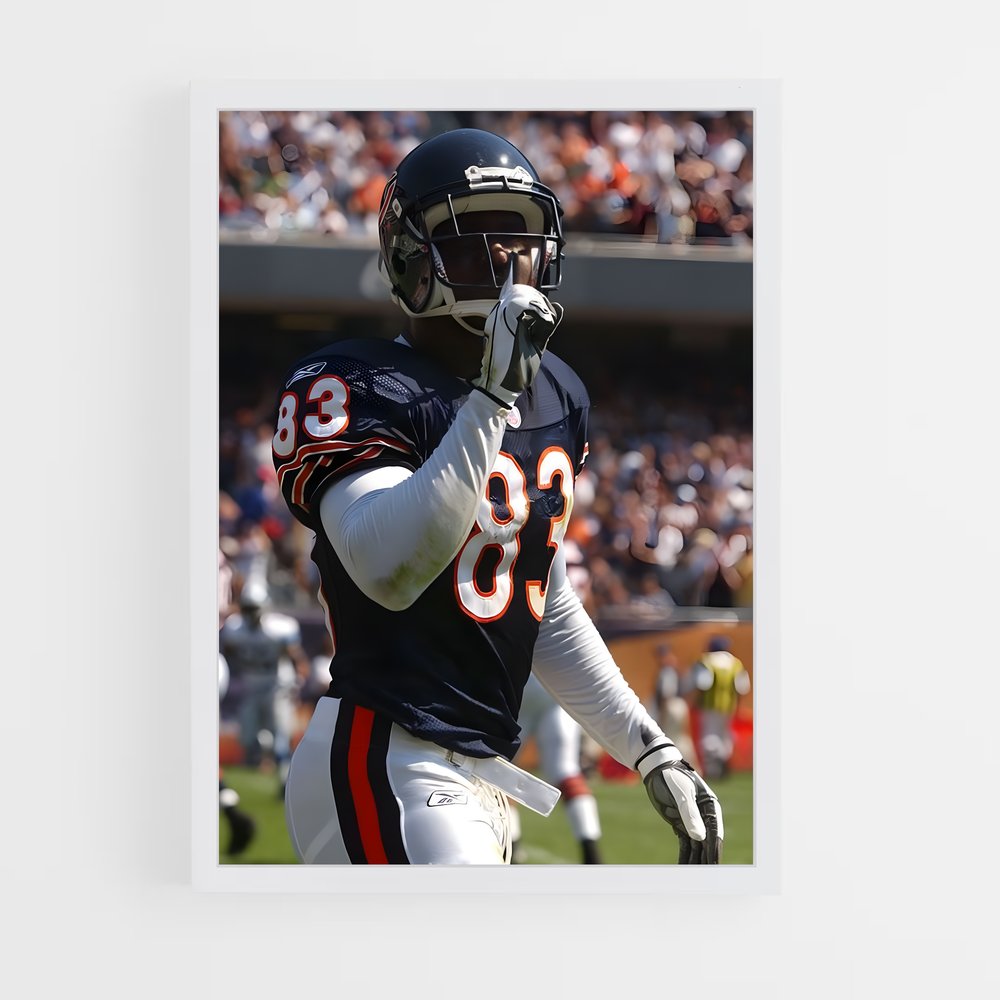 chicago-bears-4 cadre Blanc