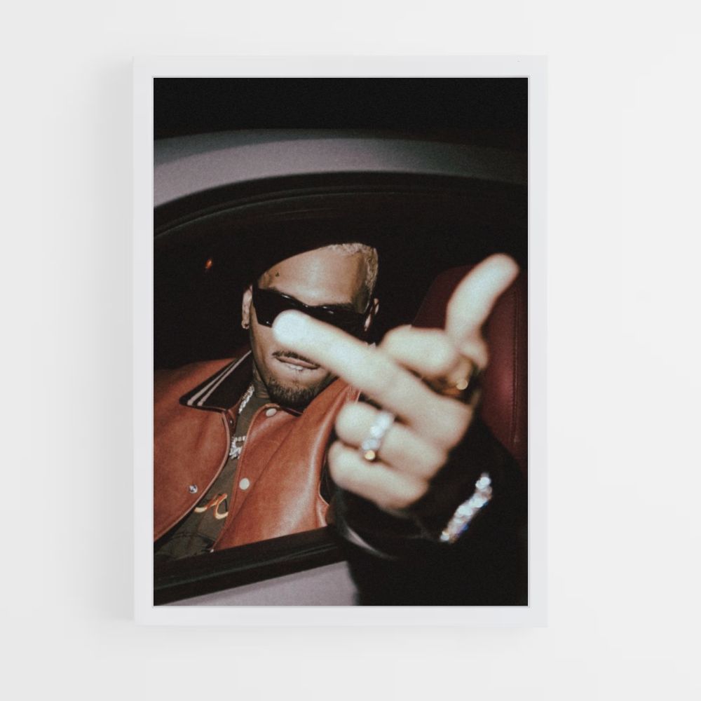 Poster Chris Brown Finger