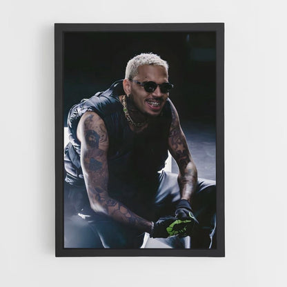 Lächelndes Chris Brown Poster