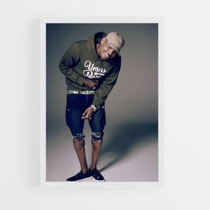 chris-brown-5 cadre Blanc