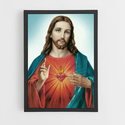 Poster Jesus Heiliges Herz