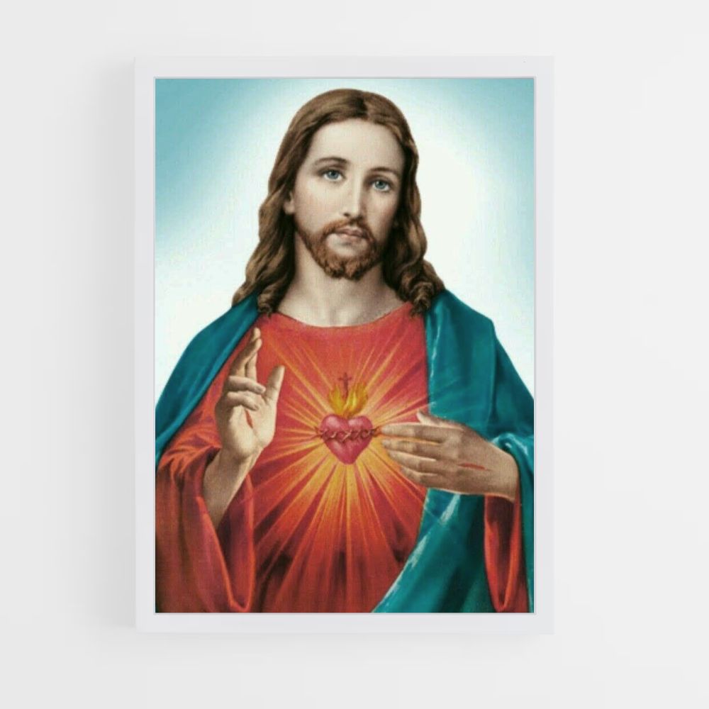 Poster Jesus Heiliges Herz