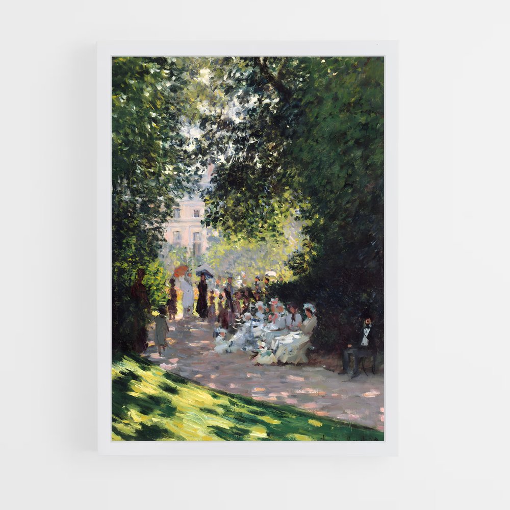 claude-monet-2 cadre Blanc