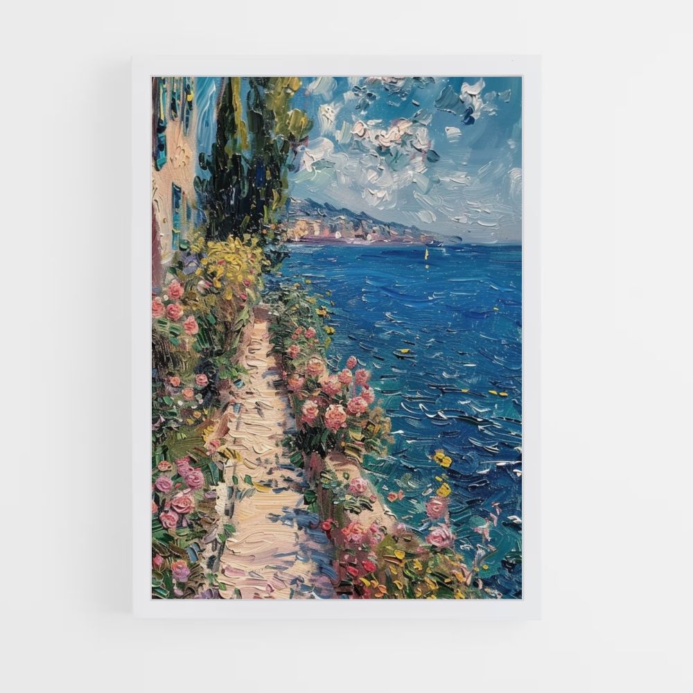 Poster Monet Côte d'Azur