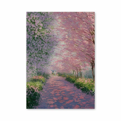 Poster Monet Kirschblüten