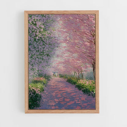 Poster Monet Kirschblüten