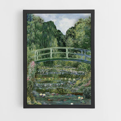 Poster Monet Japanische Brücke