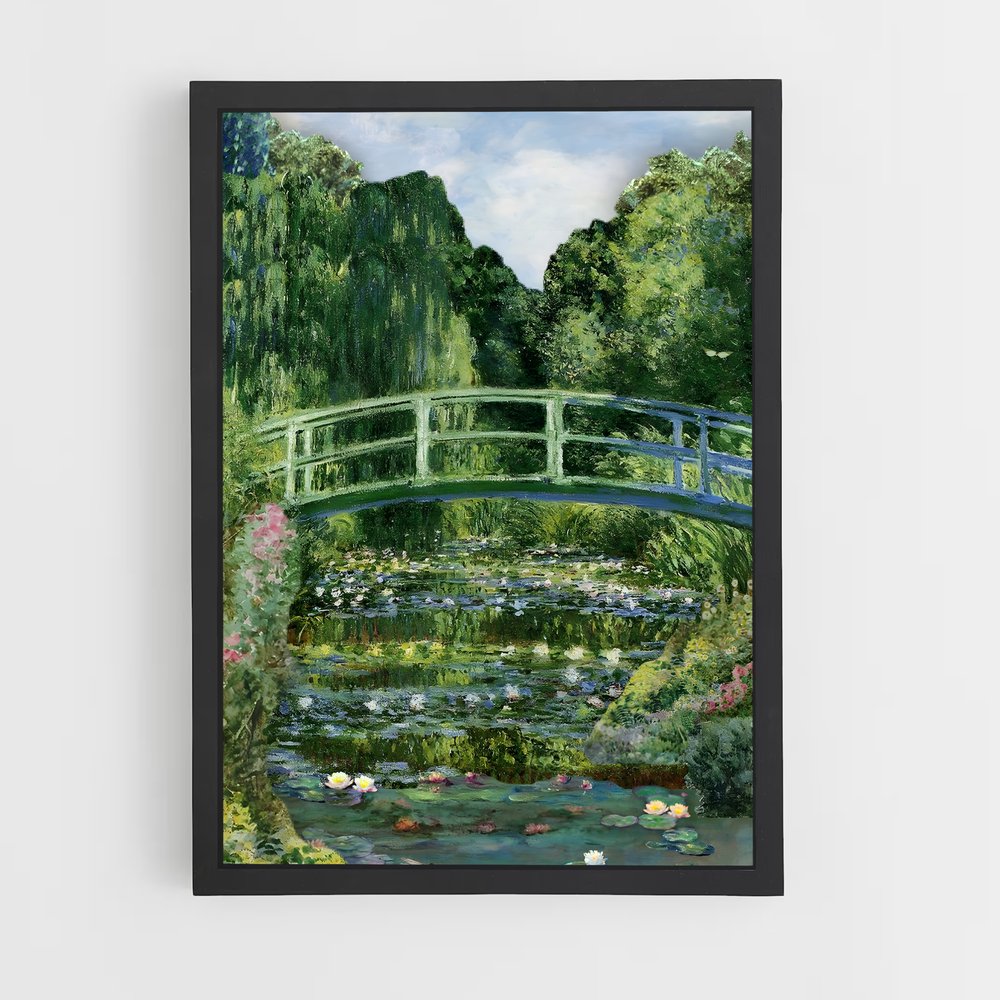 claude-monet-7 cadre Noir