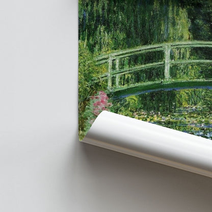 Poster Monet Japanische Brücke