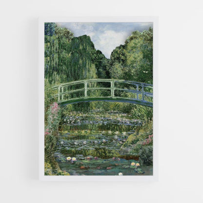 Poster Monet Japanische Brücke