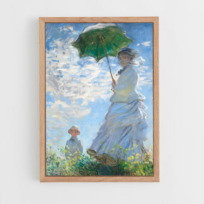 claude-monet-8 cadre Bois clair