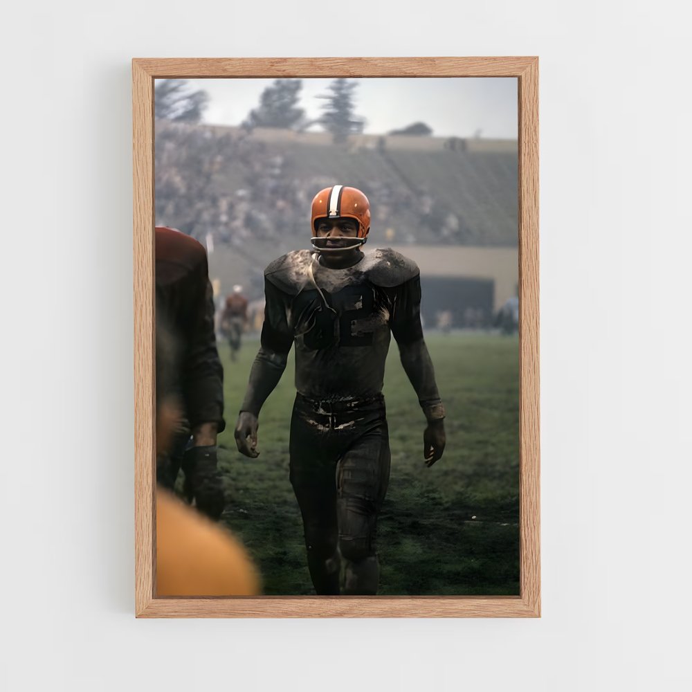 cleveland-browns-2 cadre Bois clair