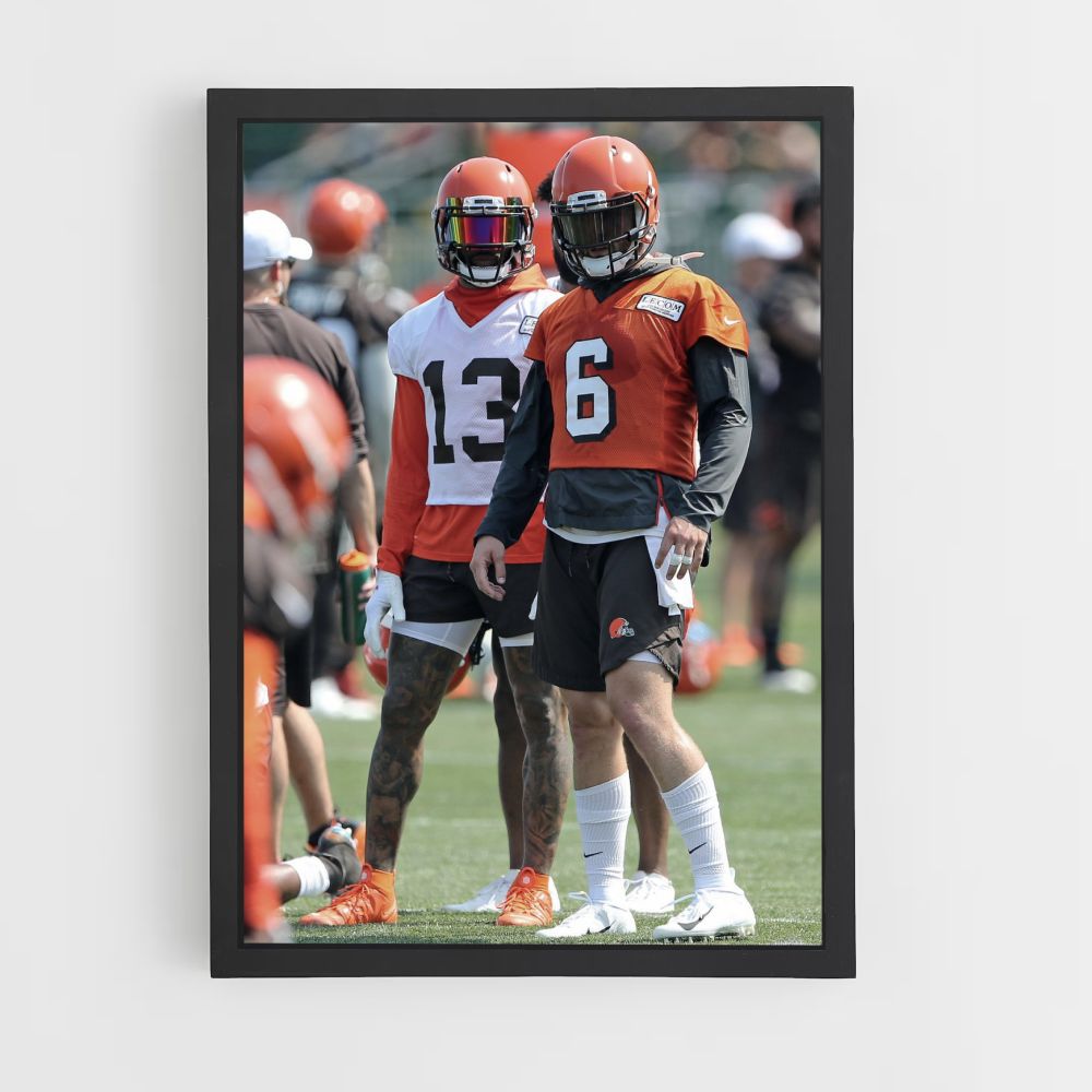 Poster Cleveland Browns bereit