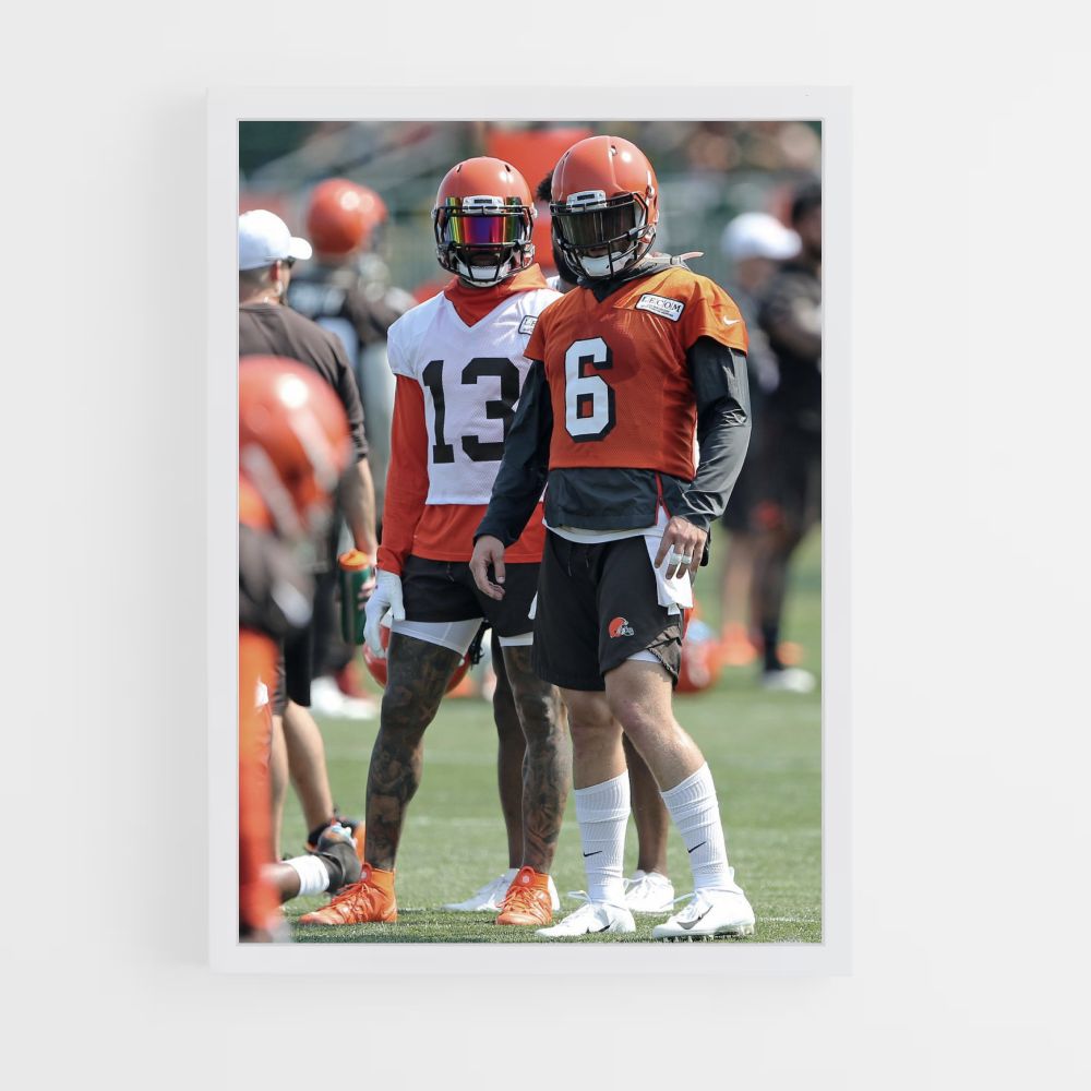 Poster Cleveland Browns bereit