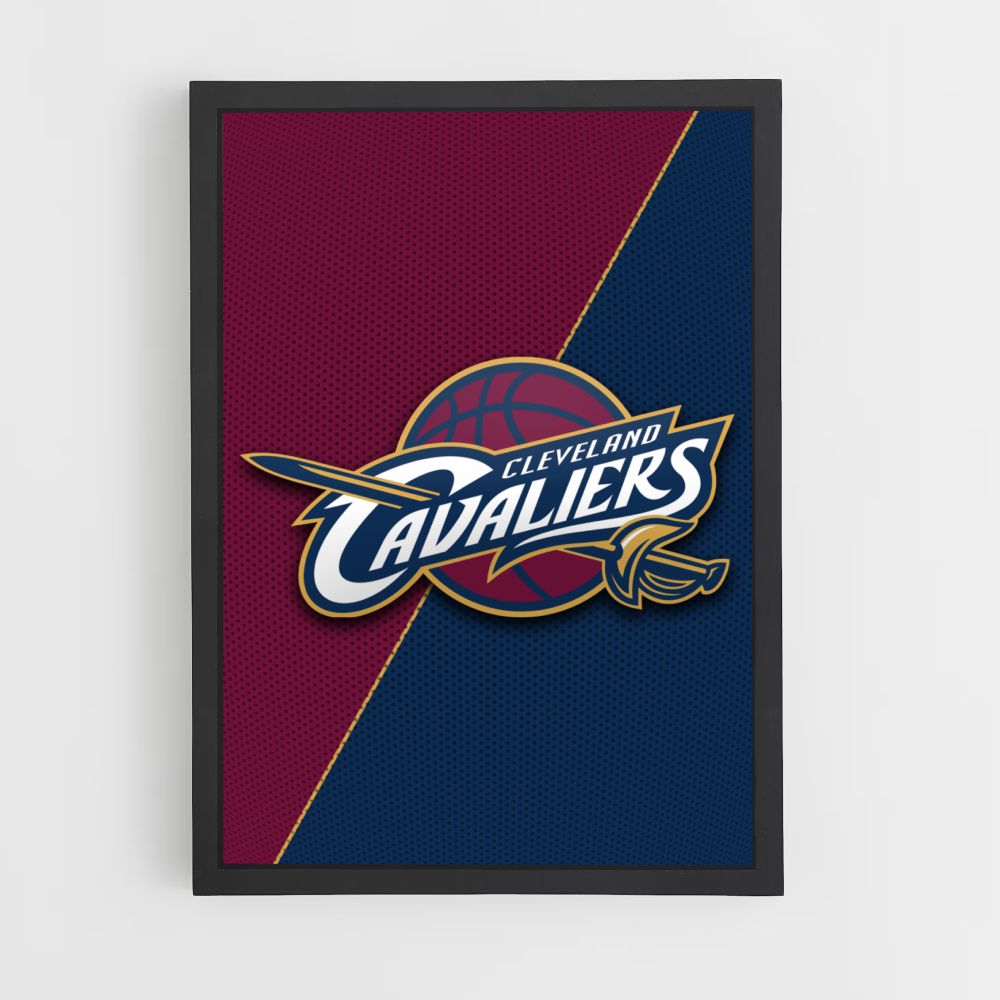 Logo-Poster der Cleveland Cavaliers