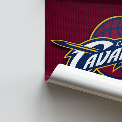 Logo-Poster der Cleveland Cavaliers