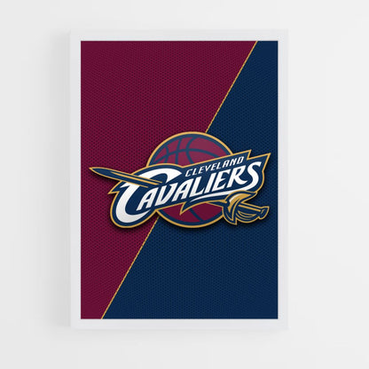 Logo-Poster der Cleveland Cavaliers