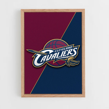 Logo-Poster der Cleveland Cavaliers