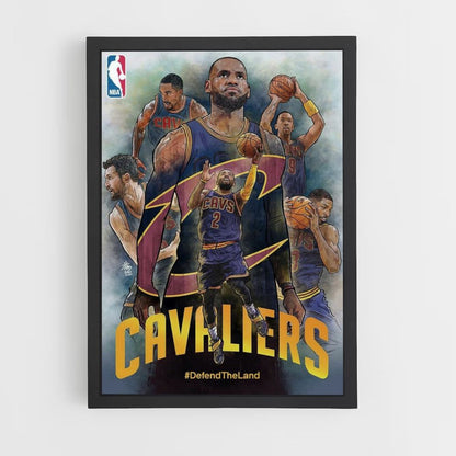 Cleveland Cavaliers-Teamplakat