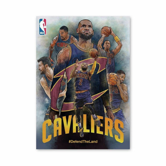 Cleveland Cavaliers-Teamplakat