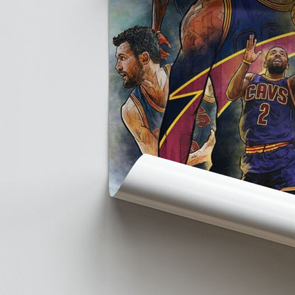 Cleveland Cavaliers-Teamplakat