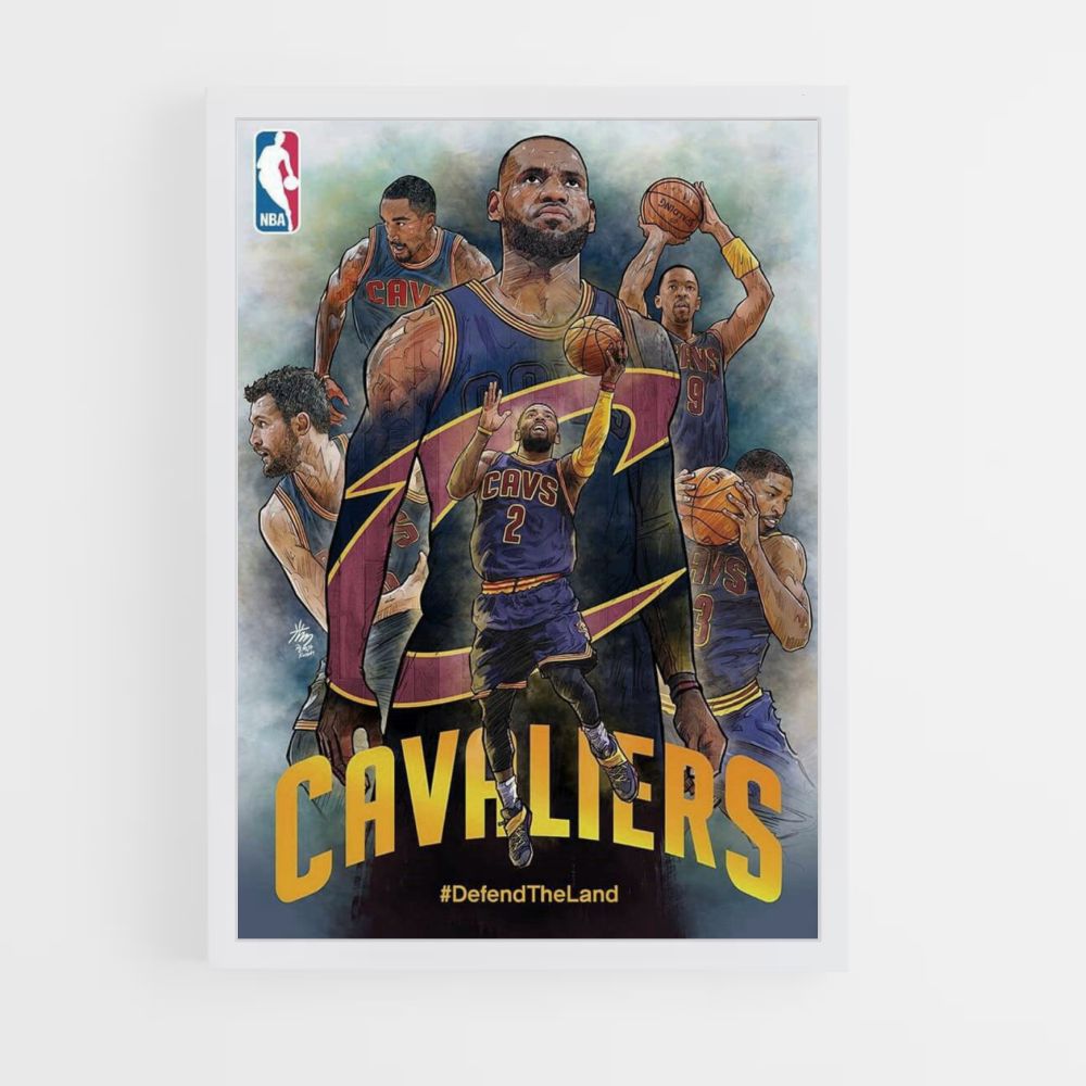 Cleveland Cavaliers-Teamplakat