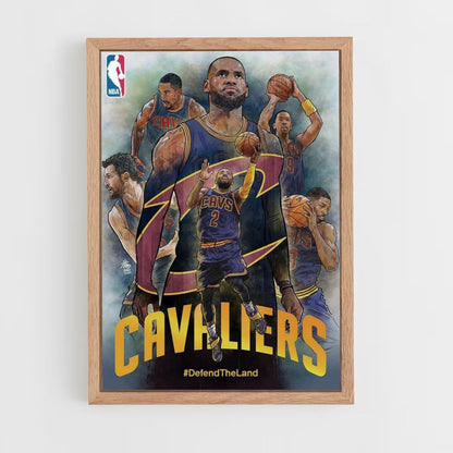 Cleveland Cavaliers-Teamplakat