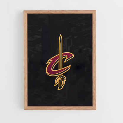 cleveland-cavaliers-7 cadre Bois clair