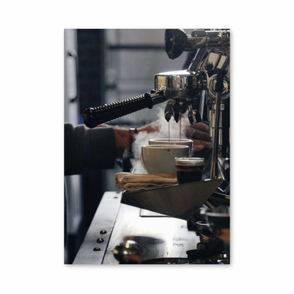 Kaffeemaschine-Poster