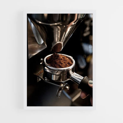 Poster für gemahlenen Kaffee