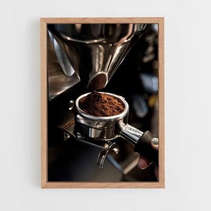 Poster für gemahlenen Kaffee