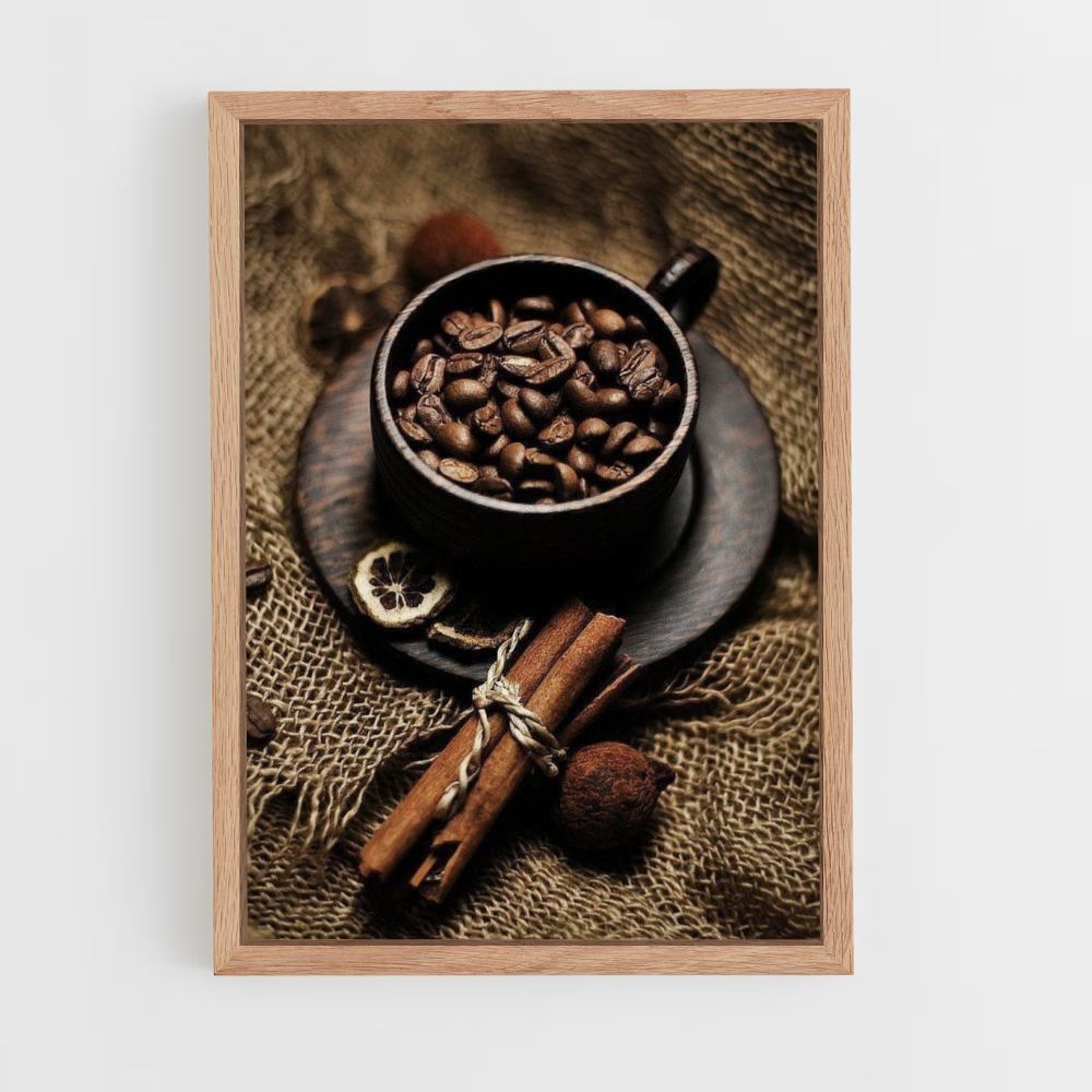 Kaffeebohnen-Poster