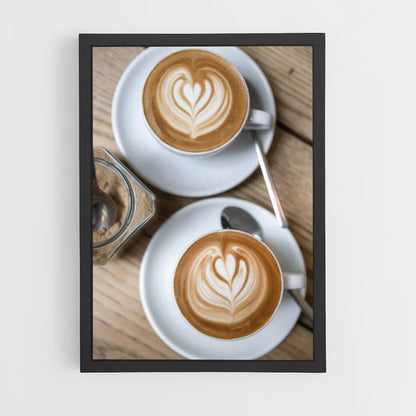 Schönes Kaffee-Poster