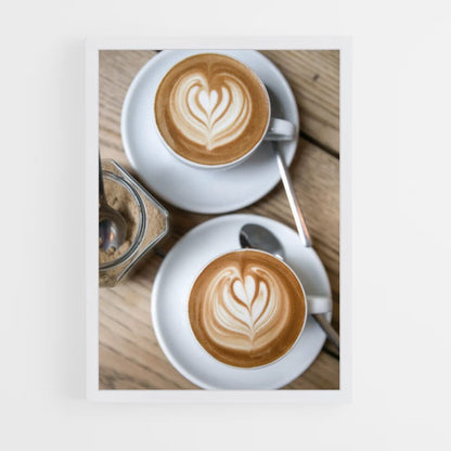 Schönes Kaffee-Poster