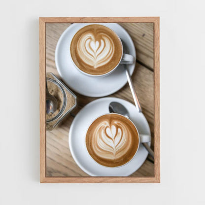 Schönes Kaffee-Poster