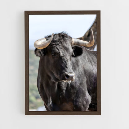 cow-4 cadre Bois foncé